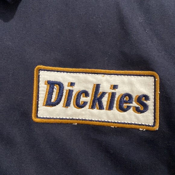 Vintage Dickies Patch Industrial Jacket Large, Navy Blue - Picture 3 of 6